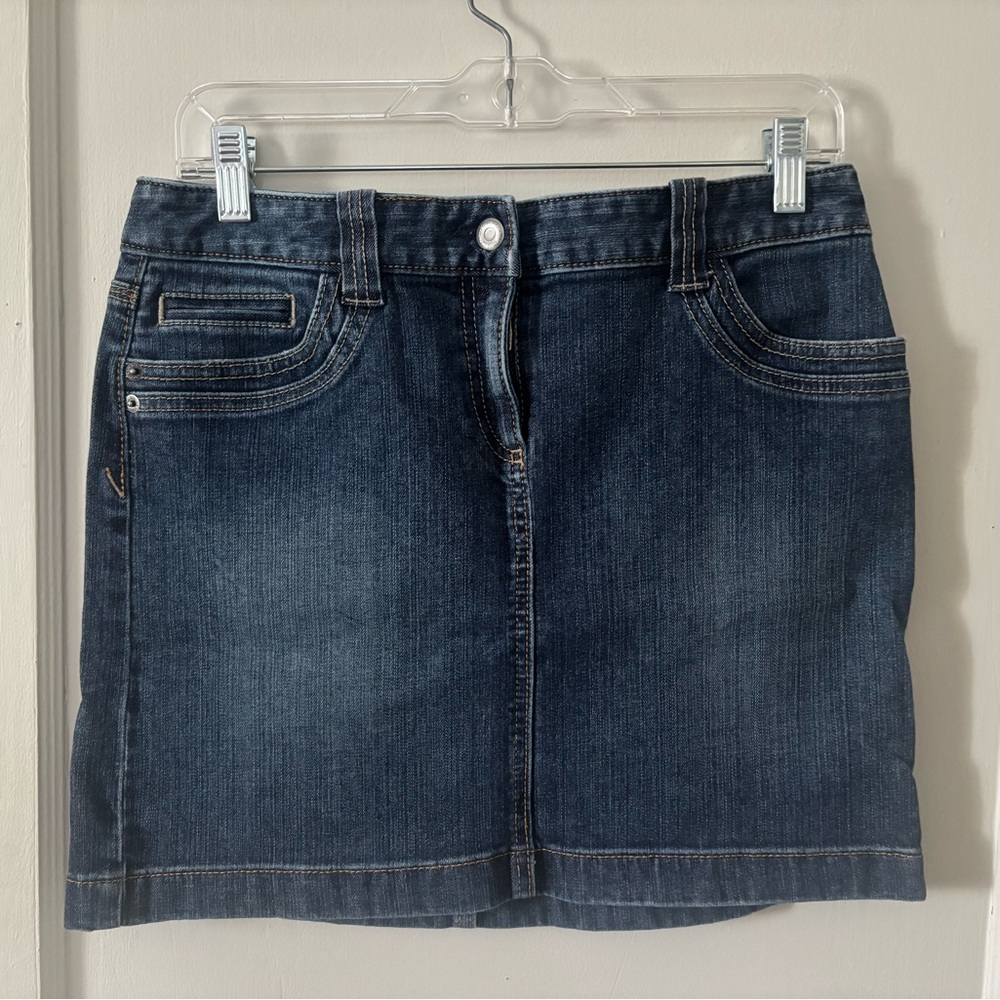 Ann Taylor Loft Denim Midi Skirt